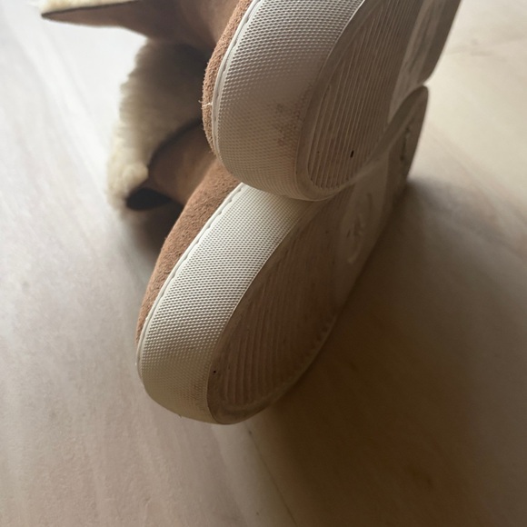 ugg australia lynus slip on boots camel color sherpa lined womens sz 11 - Picture 15 of 16